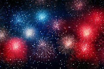 Fototapeta premium Fireworks Material Structure Background - Generative AI