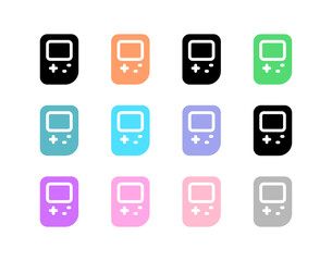 Editable game handheld console vector icon. Video game, game elements. Part of a big icon set family. Perfect for web and app interfaces, presentations, infographics, etc