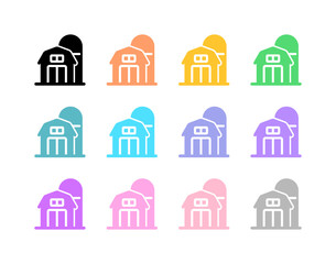 Editable silo barn vector icon. Farm, building, structure. Part of a big icon set family. Perfect for web and app interfaces, presentations, infographics, etc