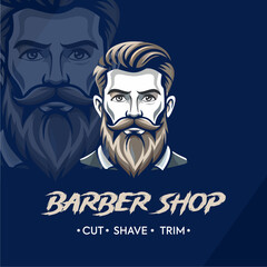 barbershop vintage vector des...