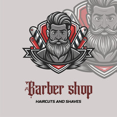 barbershop vintage vector des...