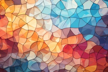 Mosaic Material Structure Background - Generative AI