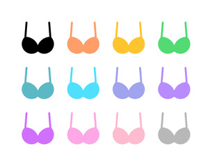 Editable bra, bikini vector icon. Clothing, fashion, apparel. Part of a big icon set family. Perfect for web and app interfaces, presentations, infographics, etc