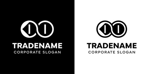 Letters DO Infinity Logo, suitable for business with OD or DO related to Eternity