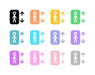 Editable lift, elevator vector icon. Part of a big icon set family. Perfect for web and app interfaces, presentations, infographics, etc