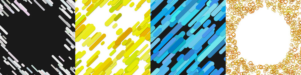 Abstract geometric background collection