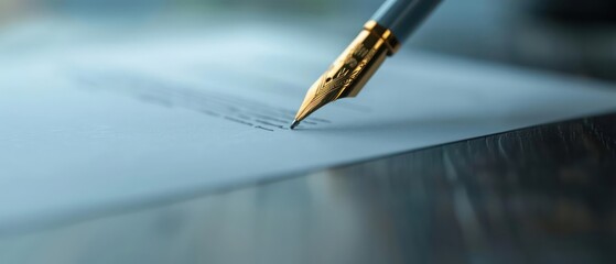 A will being signed in a modern office, symbolizing the transfer of assets and legacy planning