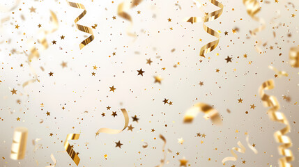 Obraz premium Gold ribbon decoration