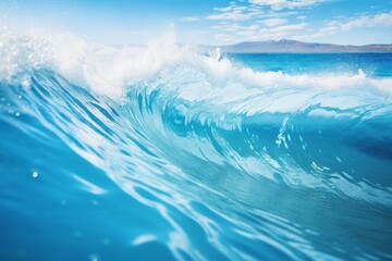 Waves Material Structure Background - Generative AI