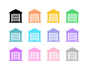 Editable garage, warehouse vector icon. Part of a big icon set family. Perfect for web and app interfaces, presentations, infographics, etc