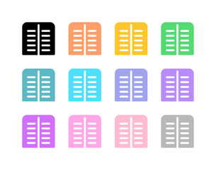 Editable page column vector icon. Part of a big icon set family. Perfect for web and app interfaces, presentations, infographics, etc