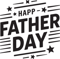 Father's Day icon  silhouette  vector style art illustration