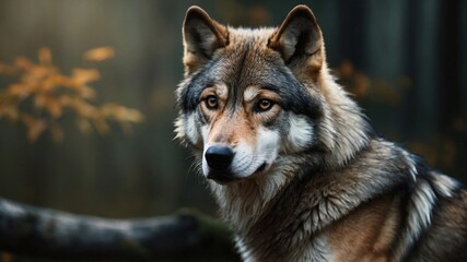 Obraz premium portrait of a wolf
