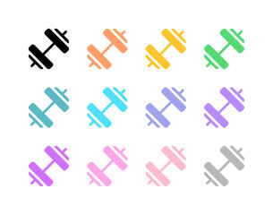 Editable dumbbell vector icon. Part of a big icon set family. Perfect for web and app interfaces, presentations, infographics, etc