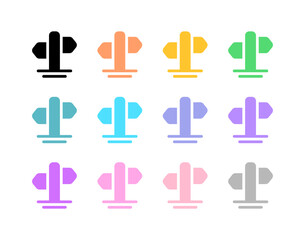 Obraz premium Editable wayfinding vector icon. Part of a big icon set family. Perfect for web and app interfaces, presentations, infographics, etc