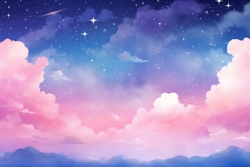 Starry Sky Material Structure Background - Generative AI