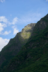 Images from Gudvangen by the fjord of Sognefjorden, Norway.