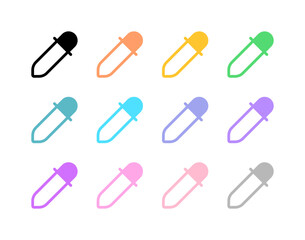 Editable eyedropper, color picker vector icon. Part of a big icon set family. Perfect for web and app interfaces, presentations, infographics, etc