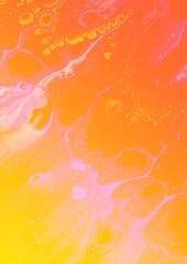 Abstract bright background from splashes of paint. Background for design, print and graphic resources.  Blank space for inserting text.
