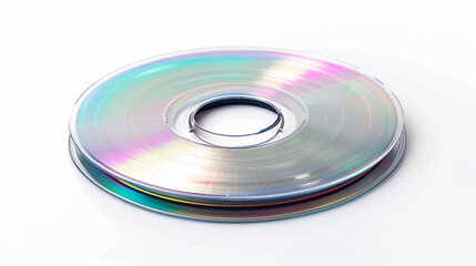 cd dvd isolated on white