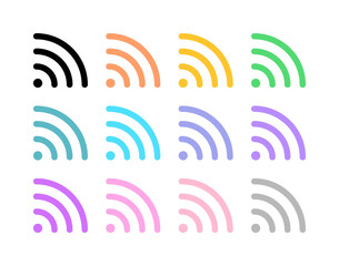 Editable vector wifi signal icon. Part of a big icon set family. Perfect for web and app interfaces, presentations, infographics, etc