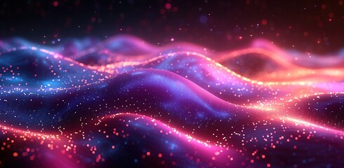 Fototapeta premium Abstract blue and purple background. Created with Generative AI