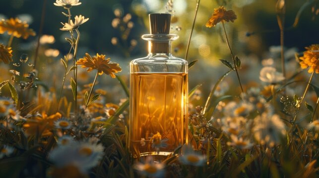 A golden elixir imbued with the essence of wild herbs plucked from hidden meadows.