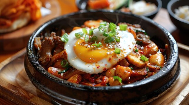 Korean Cuisine Zesty Stir Fried Sundae