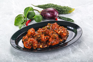 Chinese cuisine - Chicken manchurian gravy