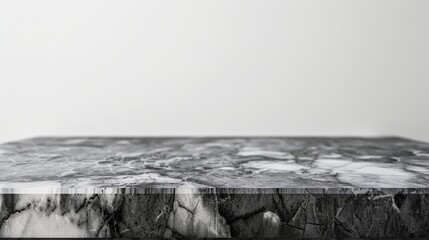 Fototapeta premium Empty marble table top for product display 