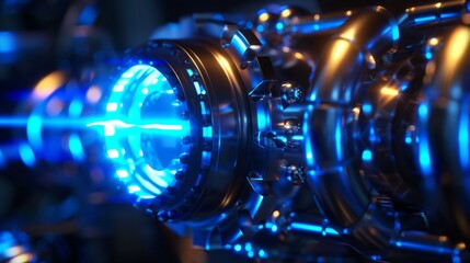 Electric device. Abstract photo of electric waves. Static electricity.