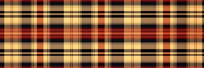 Tartan Material Structure Background - Generative AI