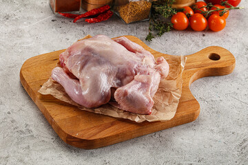 Raw small chicken Gherkin for cooking