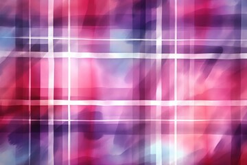 Tartan Material Structure Background - Generative AI