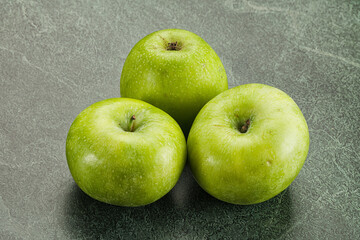 Sweet and juicy green apple