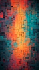 Mosaic Tiles Material Structure Background - Generative AI