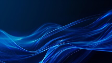 Fototapeta premium Latest Technology Advertisment with Dynamic Lines and Long Exposure, Dark Blue Progressive Background, Precisionism, Time-lapse, Press Conference, 8K Ultra HD