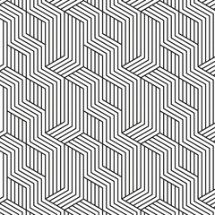 Abstract vector seamless pattern and swatches oriental line texture on white background wallpaper geometric diagonal fabric waves set of design elements