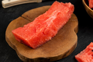 fresh watermelon cooked for nutrition