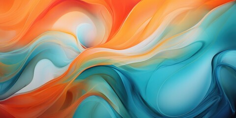 Obraz premium Abstract Swirling Hues