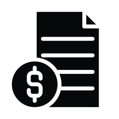 Investmen Icon, Flat Design Isolated On White Background