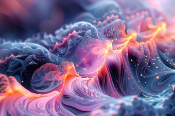 Unleashing the Power of High-Detail AI Algorithms in Abstract Digital Art Style - Ultra Detail 4K Visualization, Generative AI