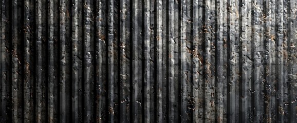 Evaluate The Trend Of Using Corrugated Metal Textured Wallpapers In Industrial Interiors, Wallpapers HD