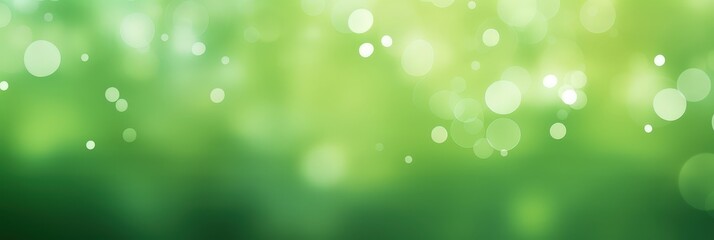 Obraz premium Abstract Green Bokeh Background
