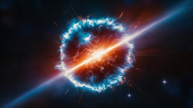 Pulsar highly magnetized rotating neutron star, Supermassive star with X-rays and electromagnetic radiation
