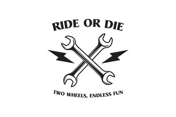 Streetwear motorcycle merch graphic tee design vector templates