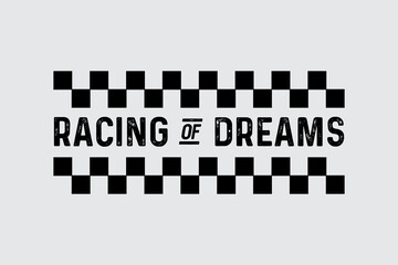 typography graphic tee Vintage racing design ideas