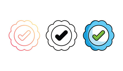 Positive icon design with white background stock illustration