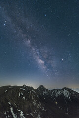 八ヶ岳の夜空