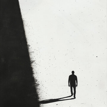 silhouette of a person